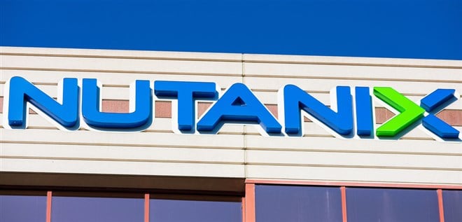 Nutanix sign on building
