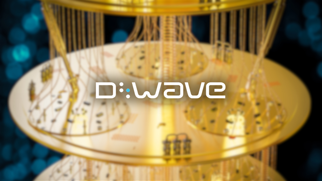 D-Wave quantum computer gold