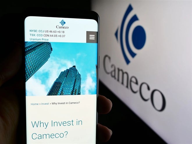 Cameco logo on screen