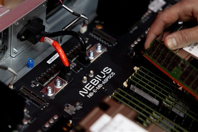 Nebius data center hardware.