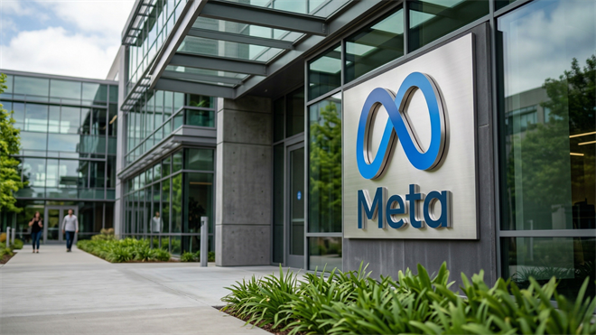 Meta headquarters exterior with logo sign, reflecting company under scrutiny amid major social media legal challenges.
