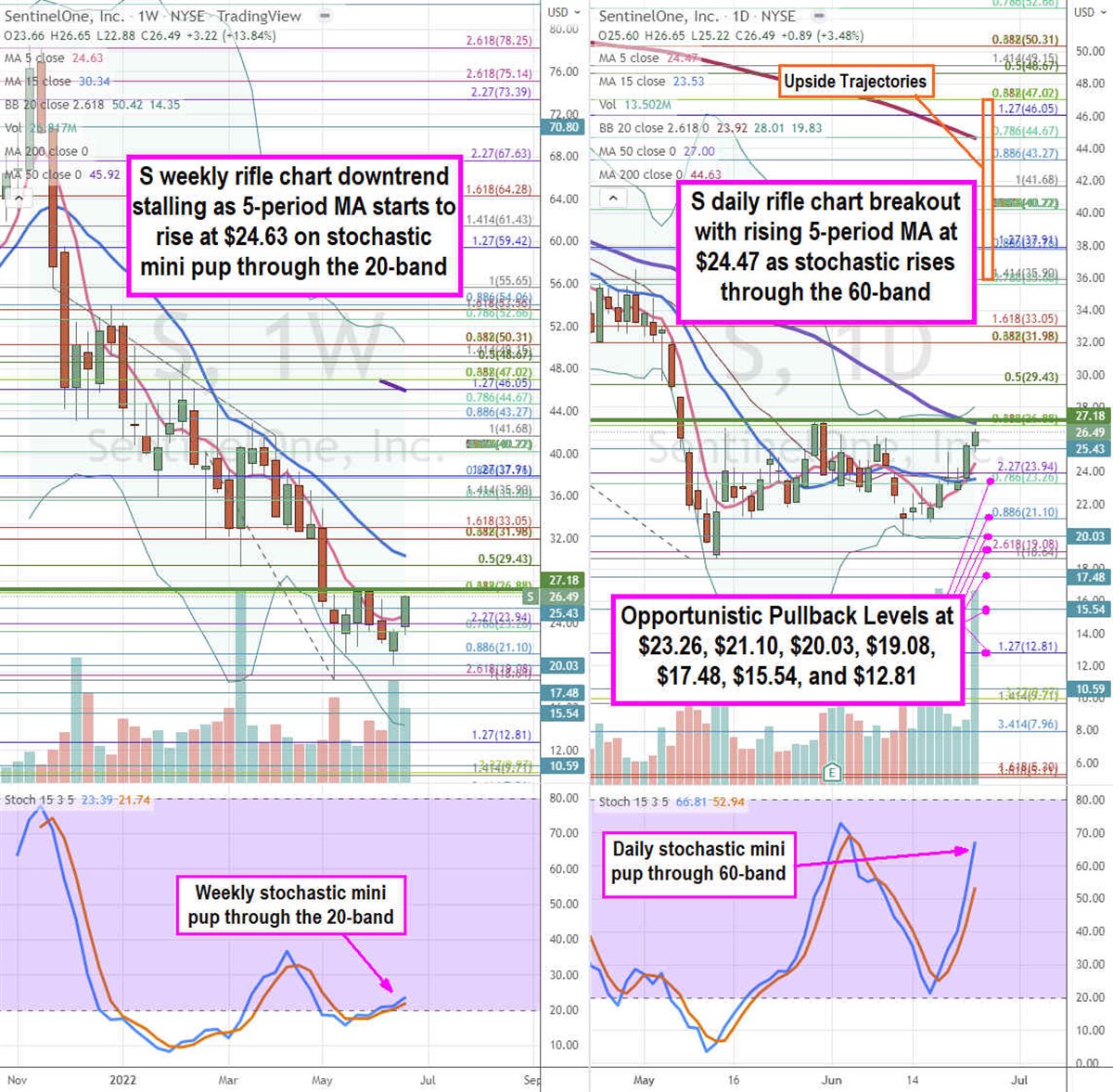 SentinelOne Stock Looks to Secure a Bottom 