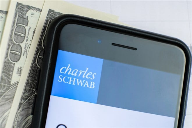 Schwab Stock Can Be Caught Down Here