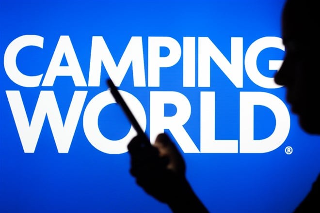 Pitch a Tent in Camping World Stock