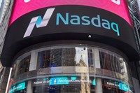NEW YORK - SEPTEMBER 9: Nasdaq Marketsite in 4 Times Square on September 9, 2016 in New York. This is the marketing presence of the Nasdaq stock market.