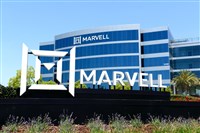 Marvell logo, sign at Marvell Technology headquarters in Silicon Valley - Santa Clara, California, USA - 2021