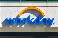 Workday stock price sign 