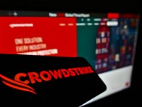 CrowdStrike stock forecast on MarketBeat on a screen