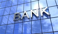 Bank name on a bank