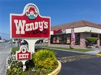 Wendy's restuarant sign, Wendy's could be y our best passive income stock this cycle