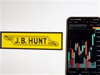 photo illustration the stock market information of J.B. Hunt Transport Services