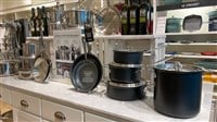 The Nonstick All Clad pot and pan aisle at a Williams Sonoma store at an indoor mall in Orlando, Florida.