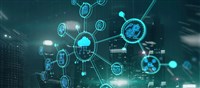 Smart industry concept. Automation and data exchange in manufacturing technologies. — Photo