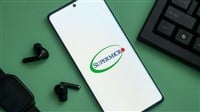 SuperMicro Computer logo smartphone green background