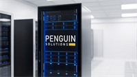 Photorealistic AI data center representing Penguin Solutions’ enterprise AI infrastructure growth and undervalued stock rebound potential.