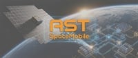 AST SpaceMobile logo displayed over a rendered satellite orbiting Earth with a network diagram.