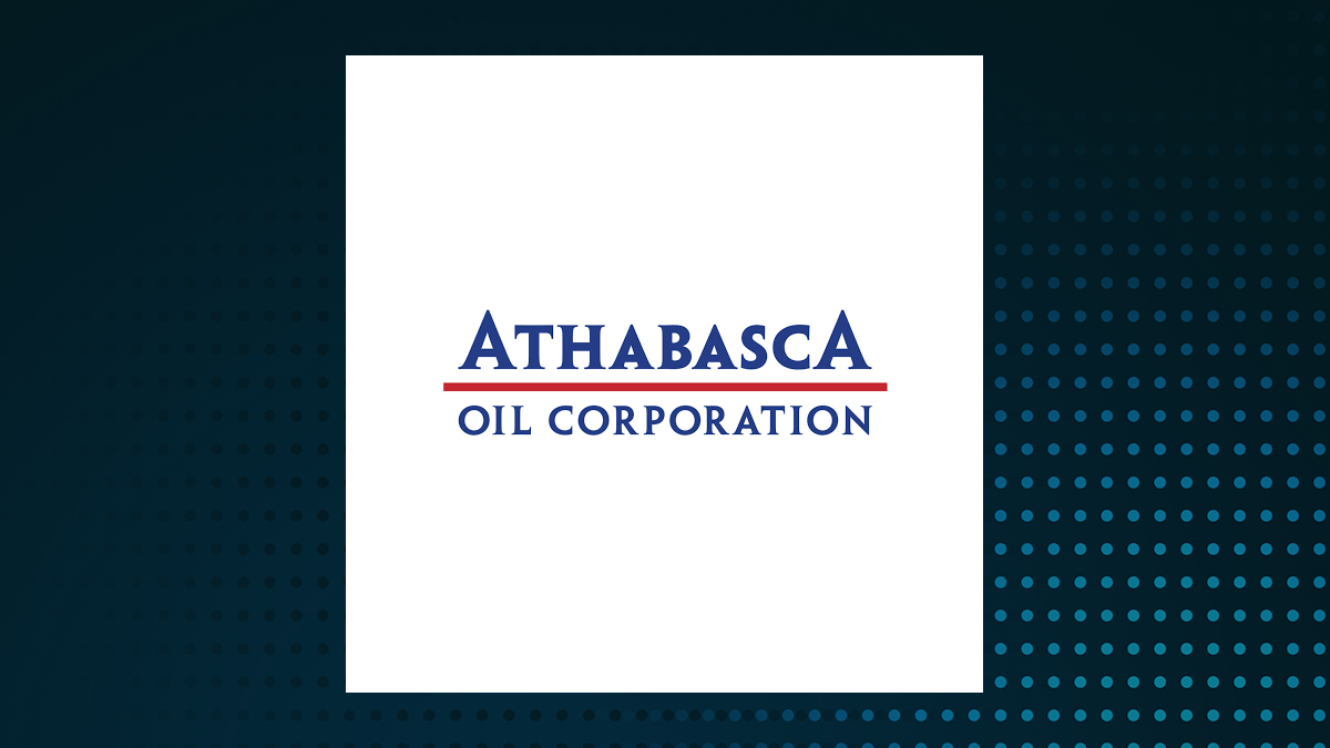 Athabasca Oil logo with Energy background