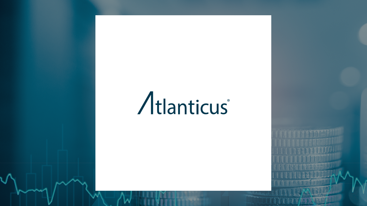 Atlanticus logo with Finance background