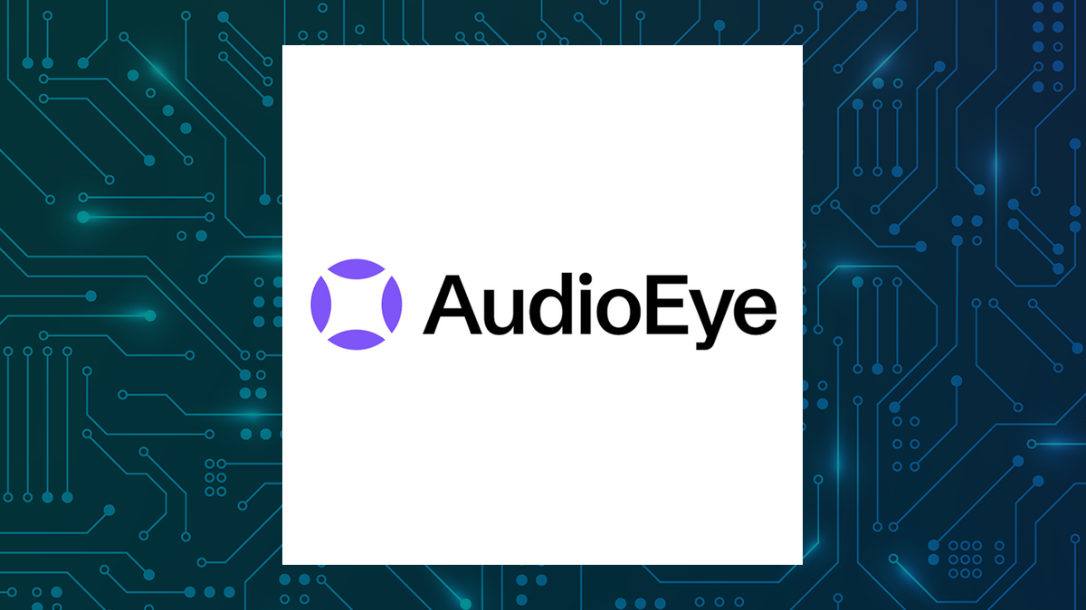 Audioeye logo with Technology background