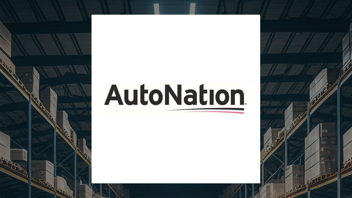 AutoNation logo with Retail/Wholesale background