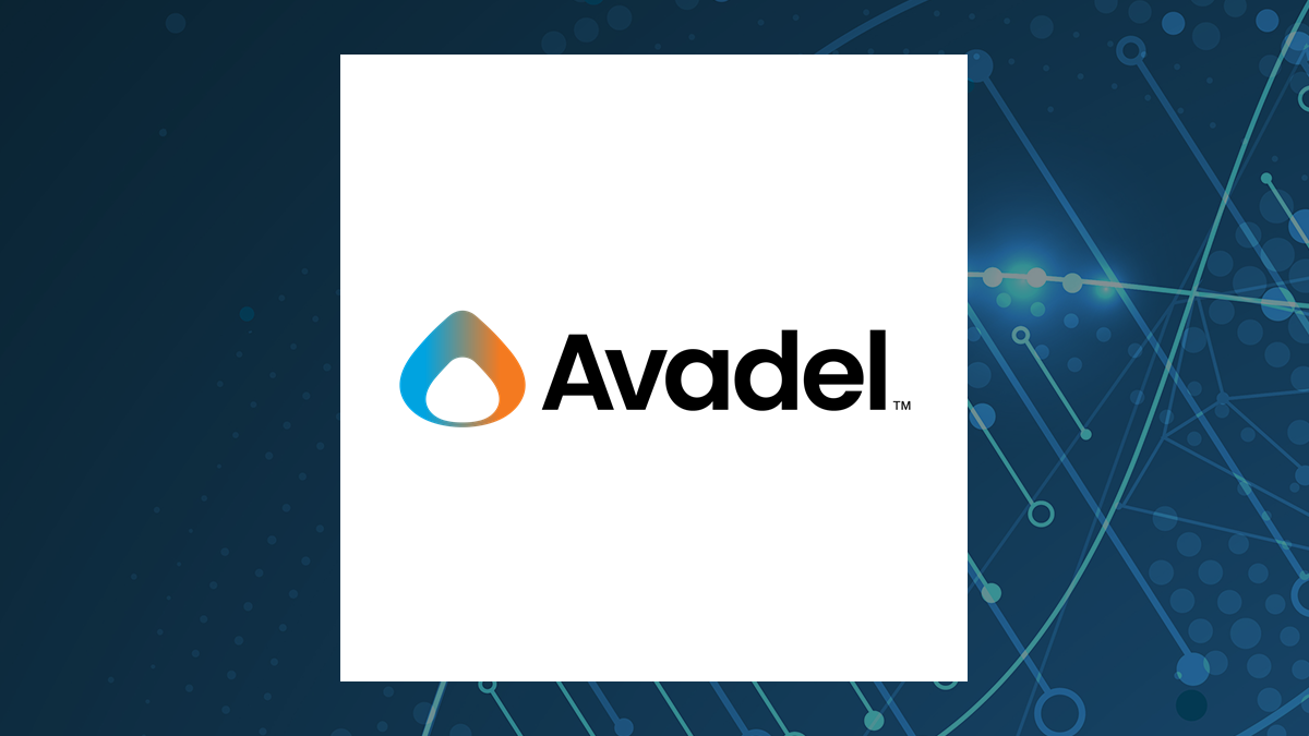 Avadel Pharmaceuticals logo with Medical background