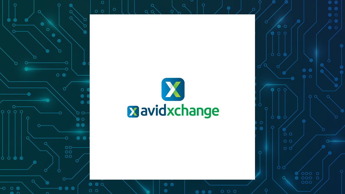 AvidXchange logo with Computer and Technology background