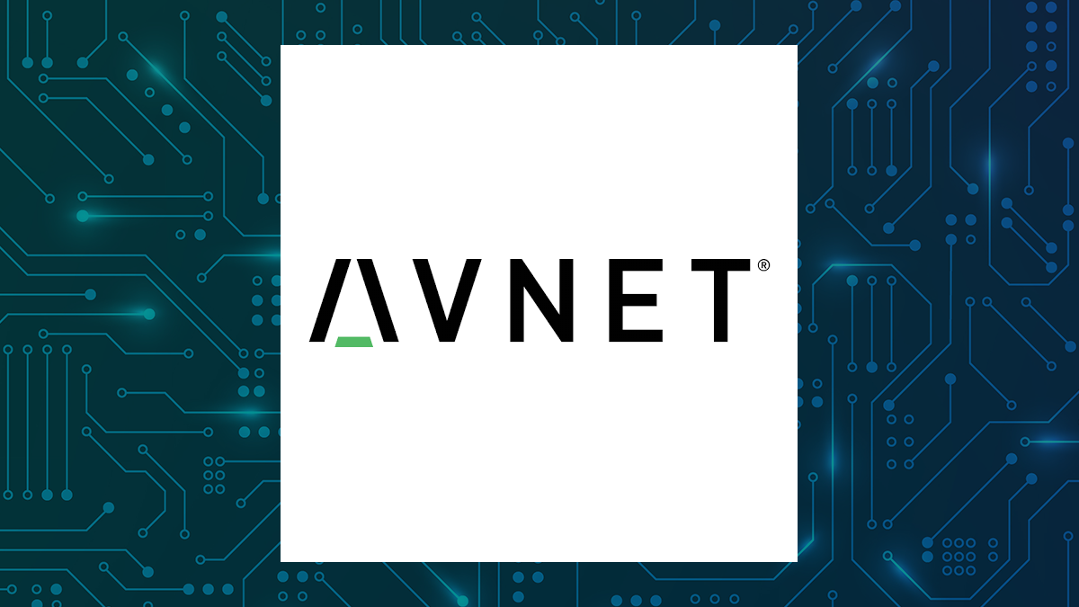 Avnet logo with Computer and Technology background