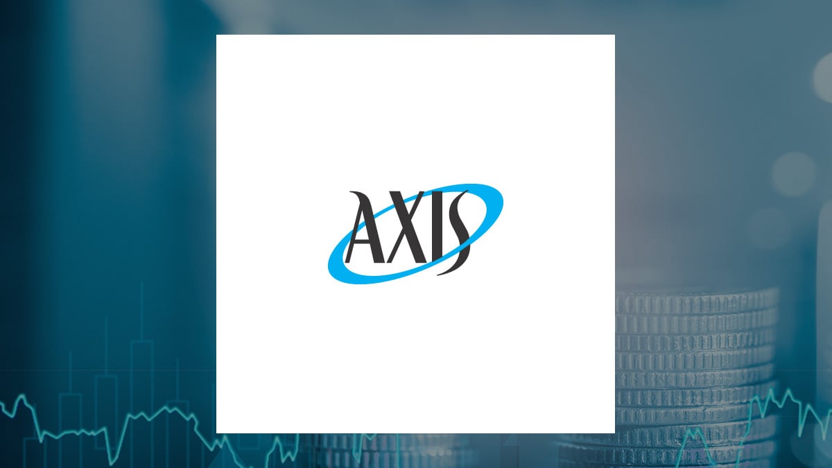 AXIS Capital logo with Finance background