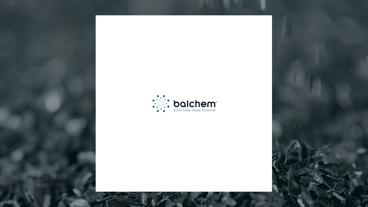 Balchem logo with Basic Materials background
