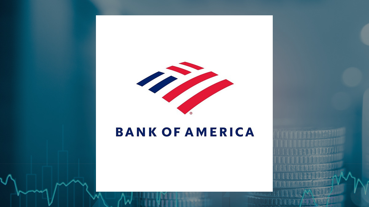 Bank of America logo with Finance background