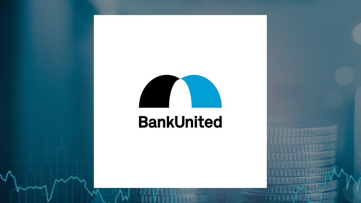 BankUnited logo with Finance background