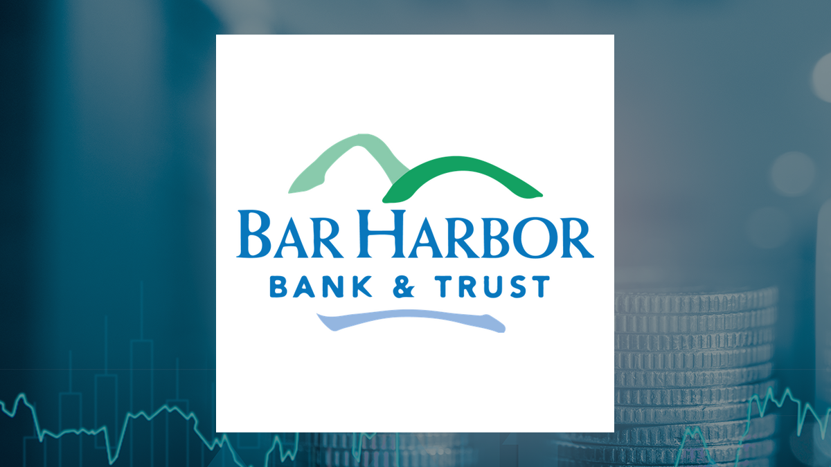 Bar Harbor Bankshares logo with Finance background