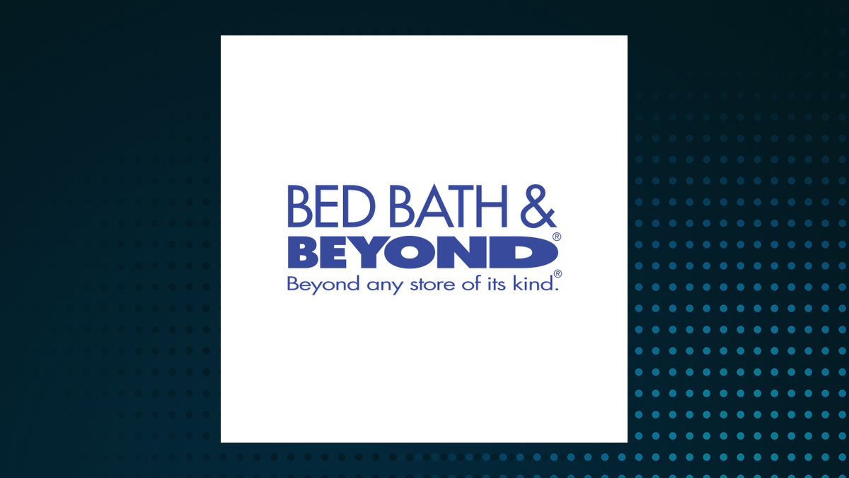 BED BATH & BEYOND logo with background