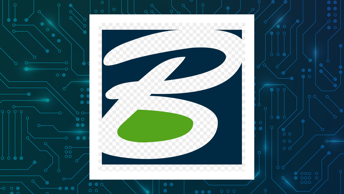 Bentley Systems logo with Computer and Technology background