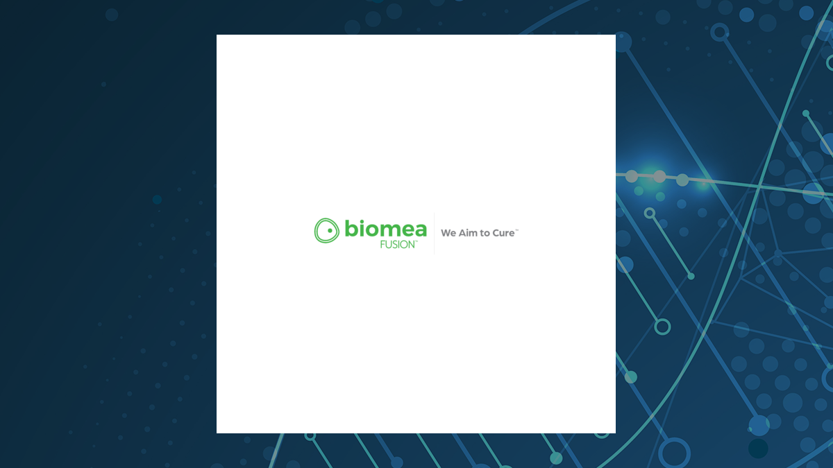 Biomea Fusion logo with Medical background