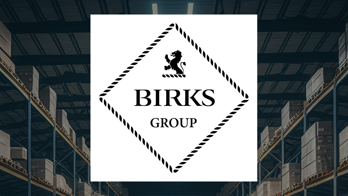 Birks Group logo with Retail/Wholesale background