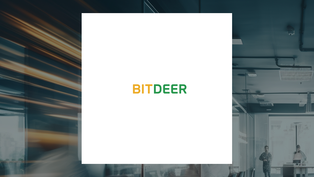Bitdeer Technologies Group logo with Business Services background