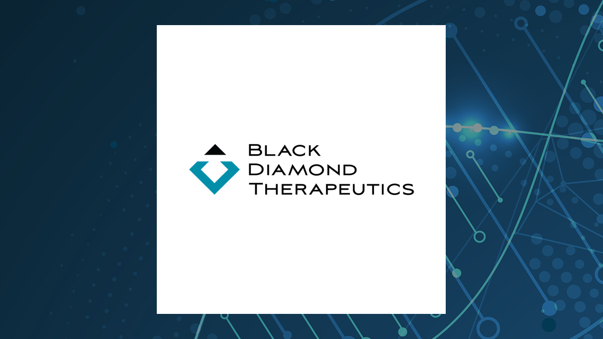 Black Diamond Therapeutics logo with Medical background