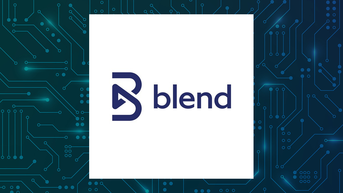 Blend Labs logo with Computer and Technology background