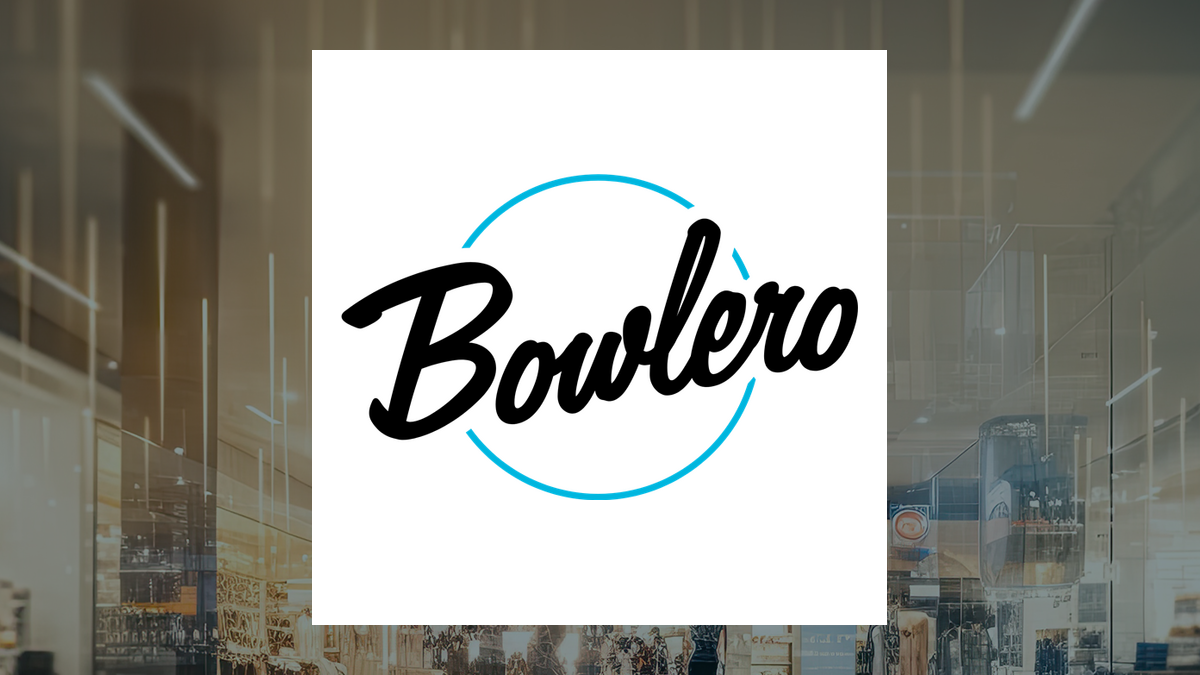 Bowlero logo with Consumer Discretionary background