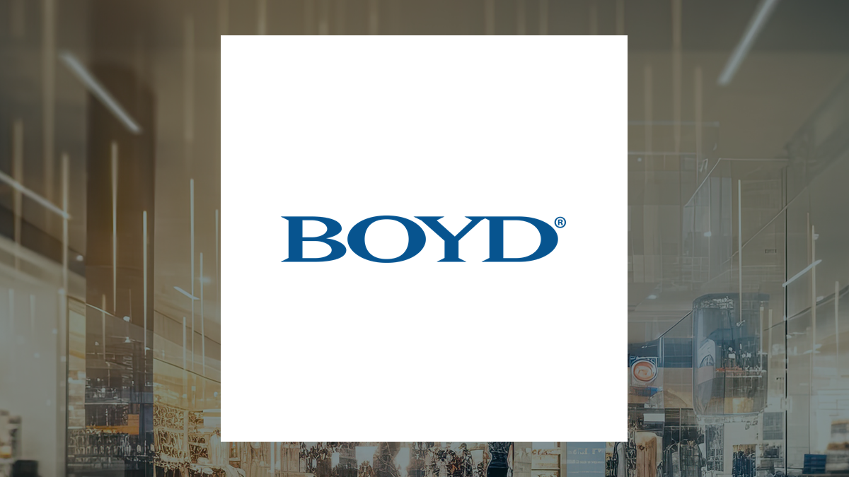Boyd Gaming logo with Consumer Discretionary background