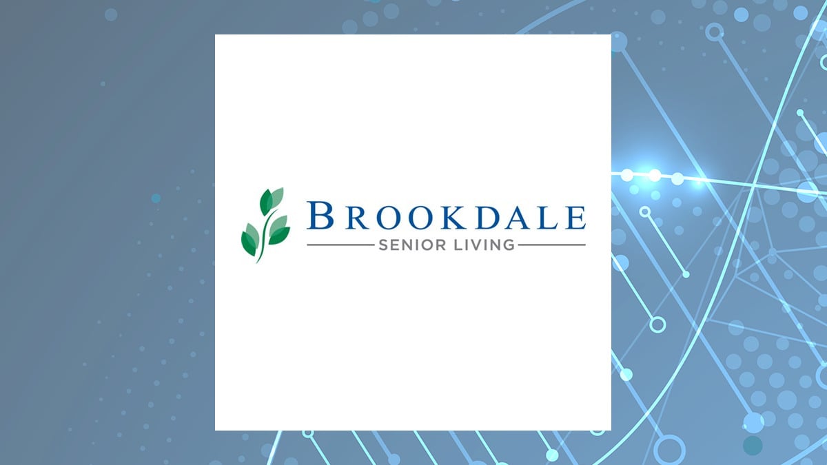 Brookdale Senior Living logo with Medical background