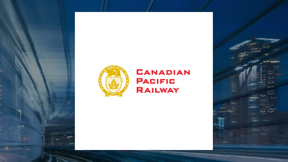 Canadian Pacific Kansas City logo with Industrials background