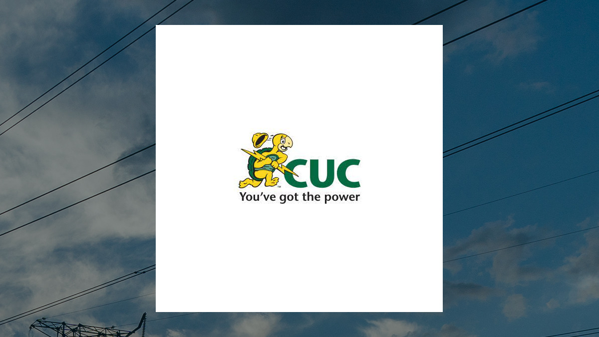 Caribbean Utilities logo with Utilities background