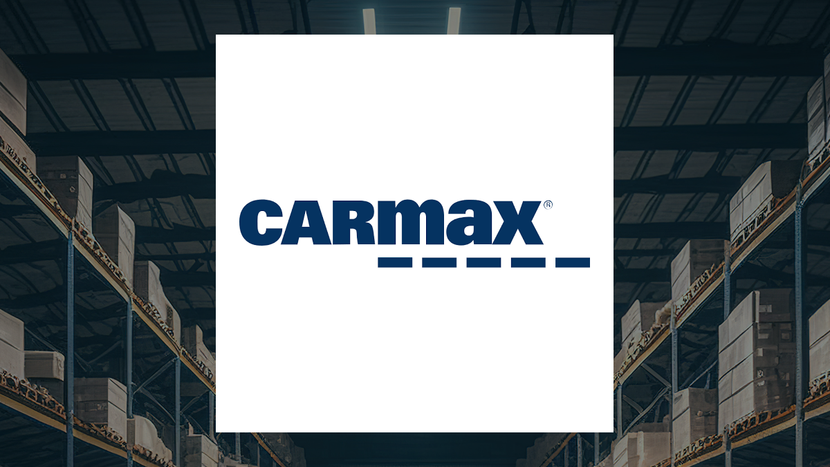 CarMax logo with Retail/Wholesale background
