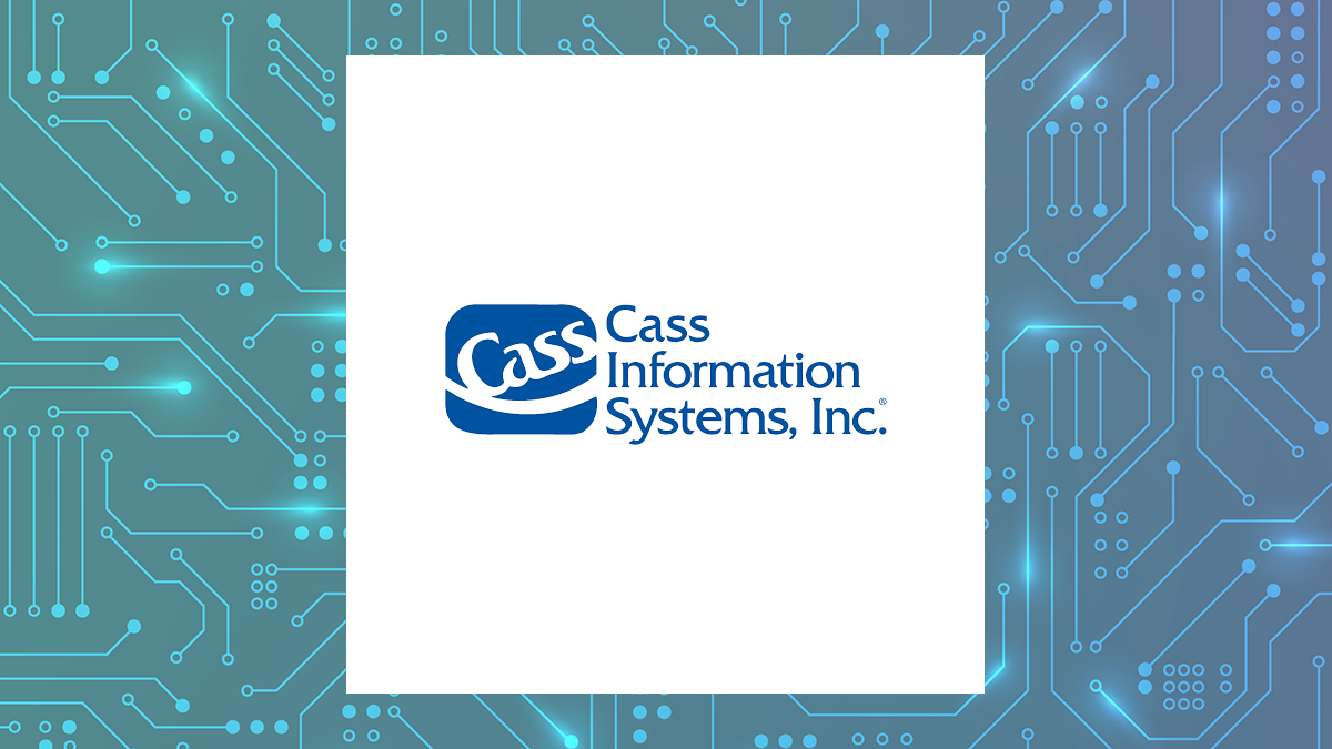 Cass Information Systems logo with Computer and Technology background