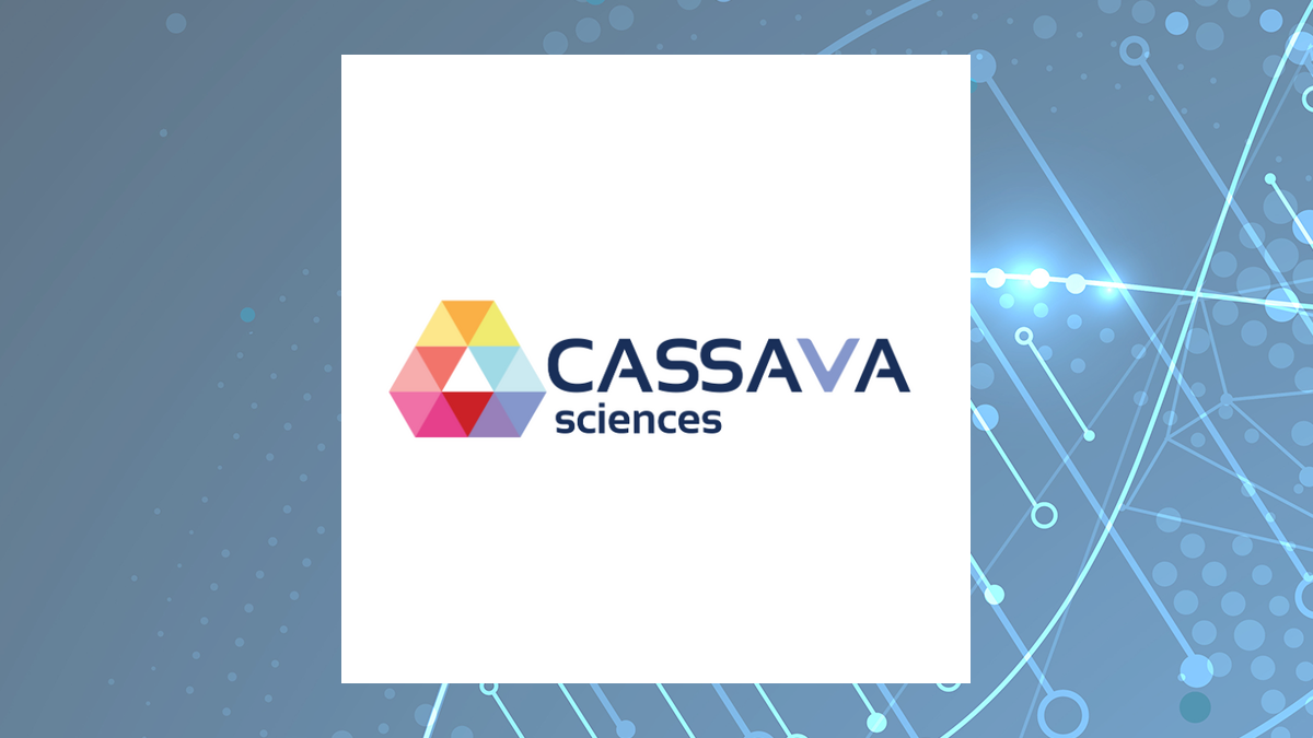 Cassava Sciences logo with Medical background