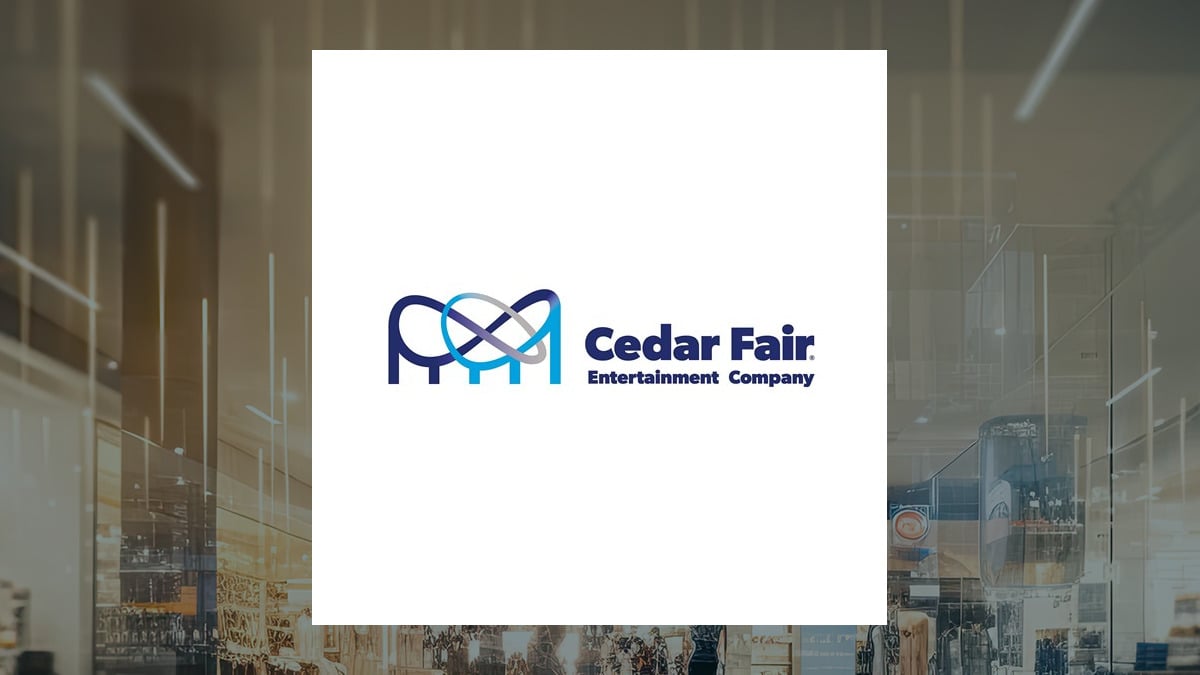Cedar Fair logo with Consumer Discretionary background
