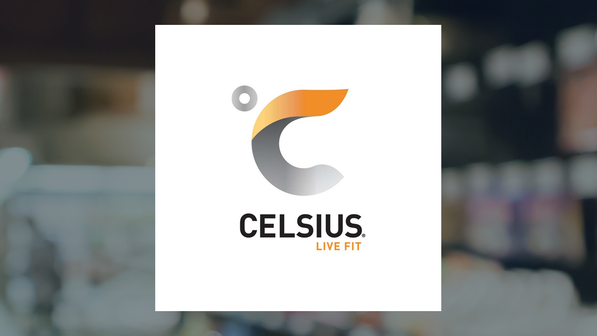 Celsius logo with Consumer Staples background