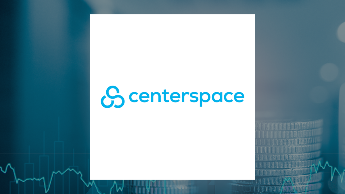 Centerspace logo with Finance background